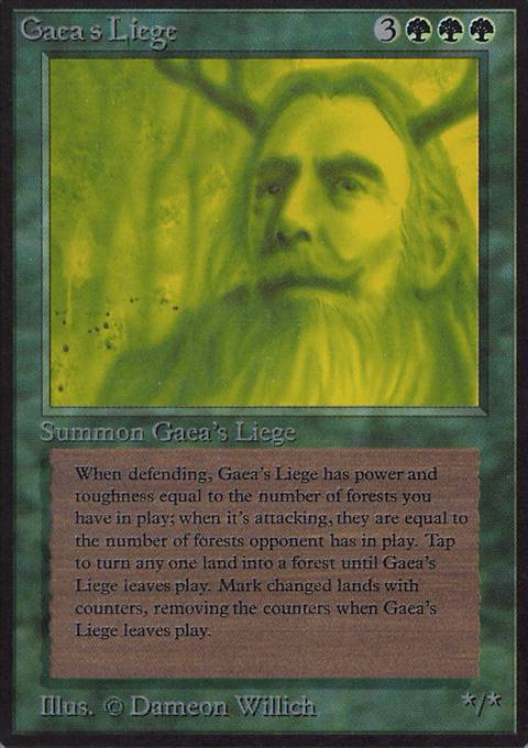 Featured card: Gaea's Liege