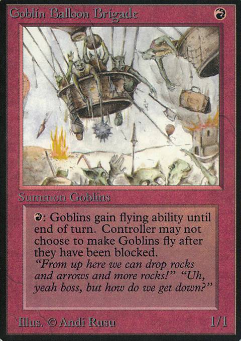 Featured card: Goblin Balloon Brigade