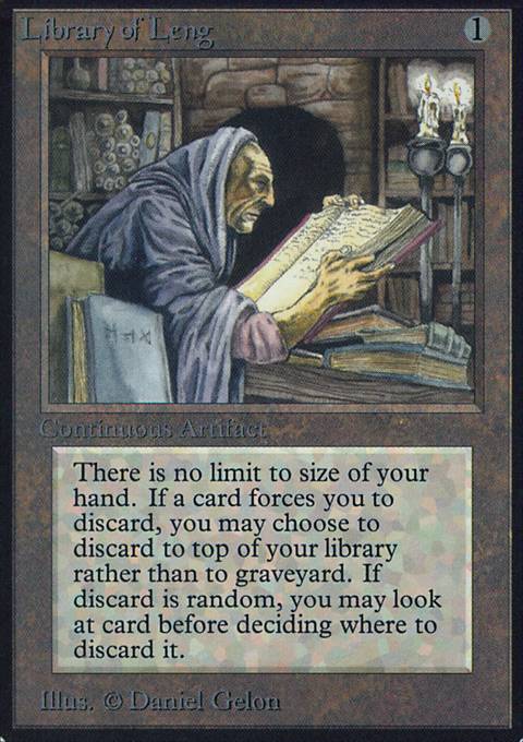Featured card: Library of Leng