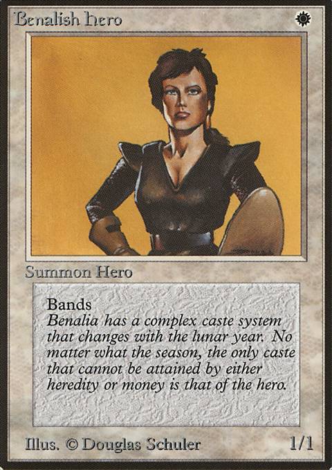 Featured card: Benalish Hero