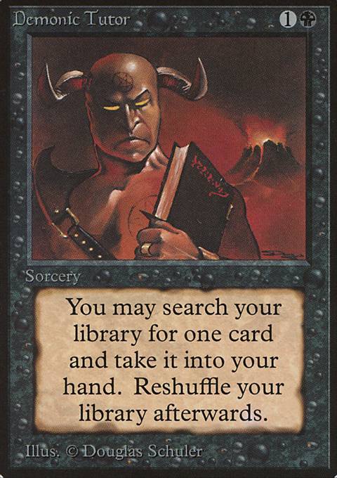 Featured card: Demonic Tutor