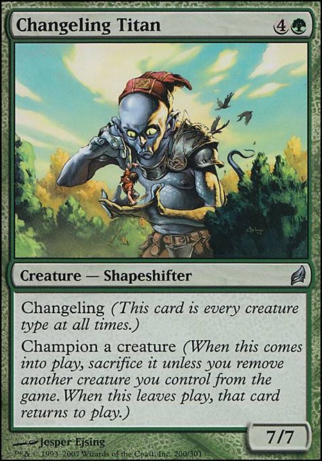 Featured card: Changeling Titan