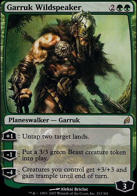 Commander: Garruk Wildspeaker