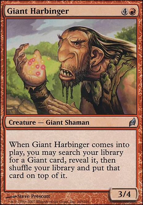 Featured card: Giant Harbinger