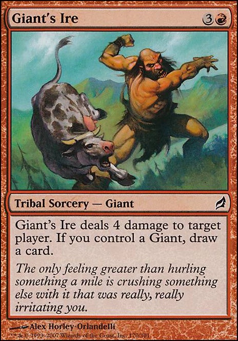 Featured card: Giant's Ire