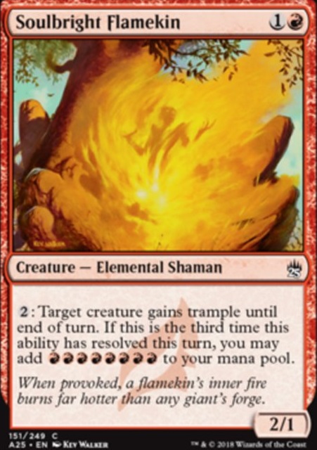 Soulbright Flamekin feature for Mono Red Challenge