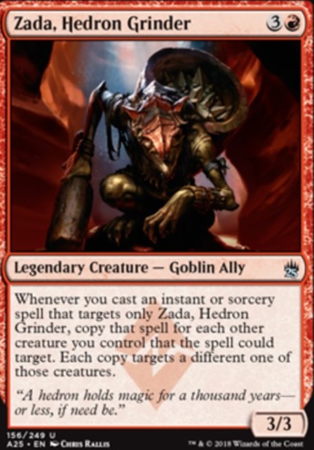 Zada, Hedron Grinder feature for Pauper Red