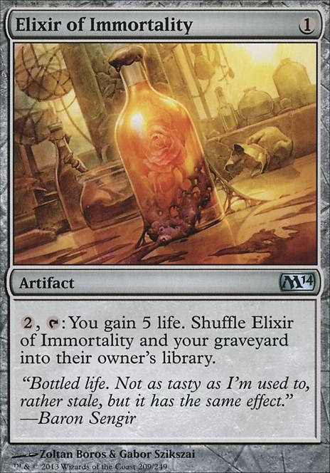 magic the gathering elixir of immortality