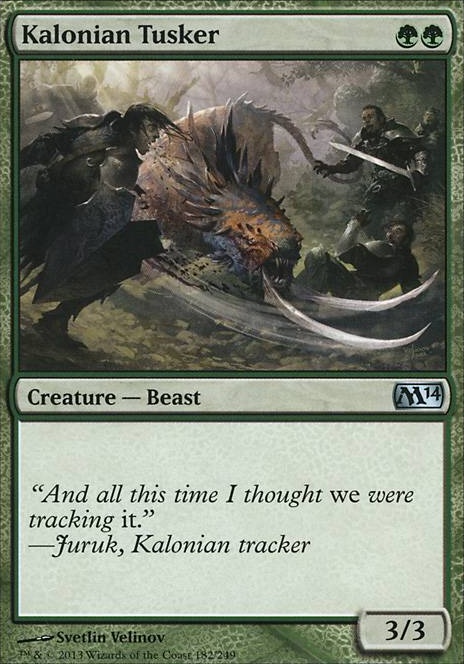 Featured card: Kalonian Tusker