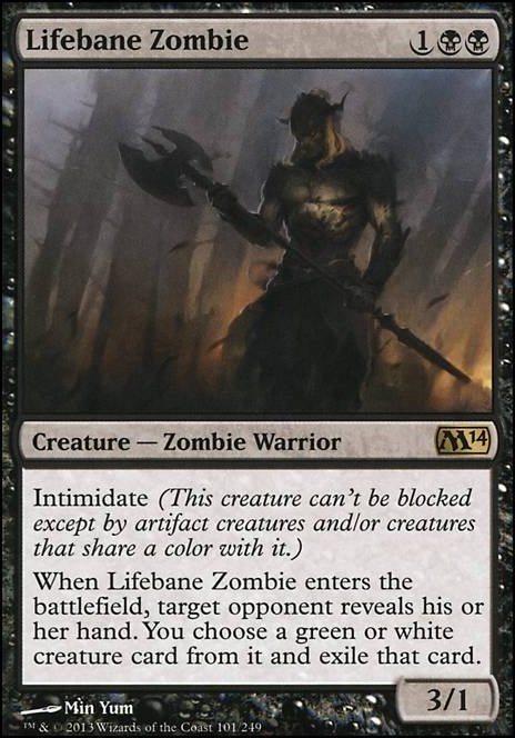 Featured card: Lifebane Zombie