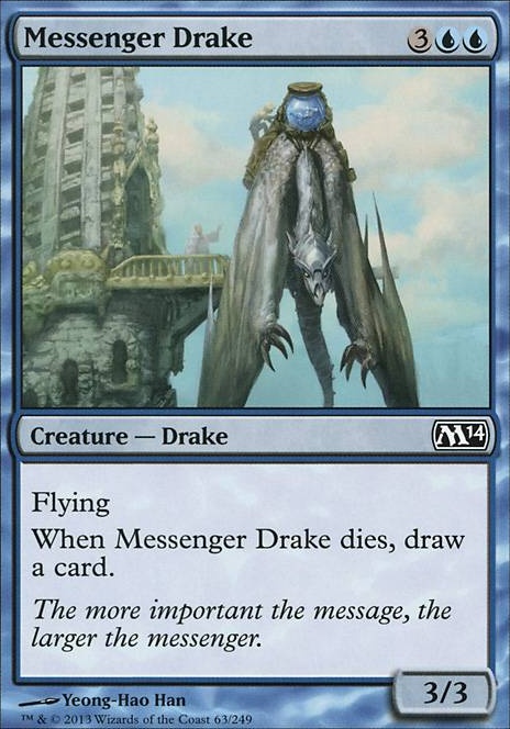 Messenger Drake feature for Pick a card, any card
