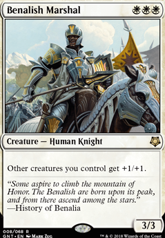 Benalish Marshal feature for red/white knight deck