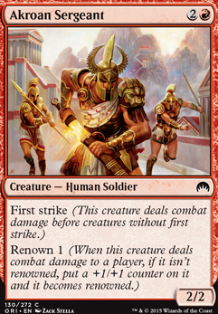 Featured card: Akroan Sergeant