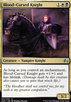 Blood-Cursed Knight feature for Enchanting Orzhov