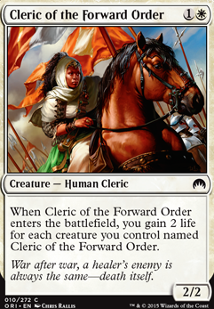 Featured card: Cleric of the Forward Order