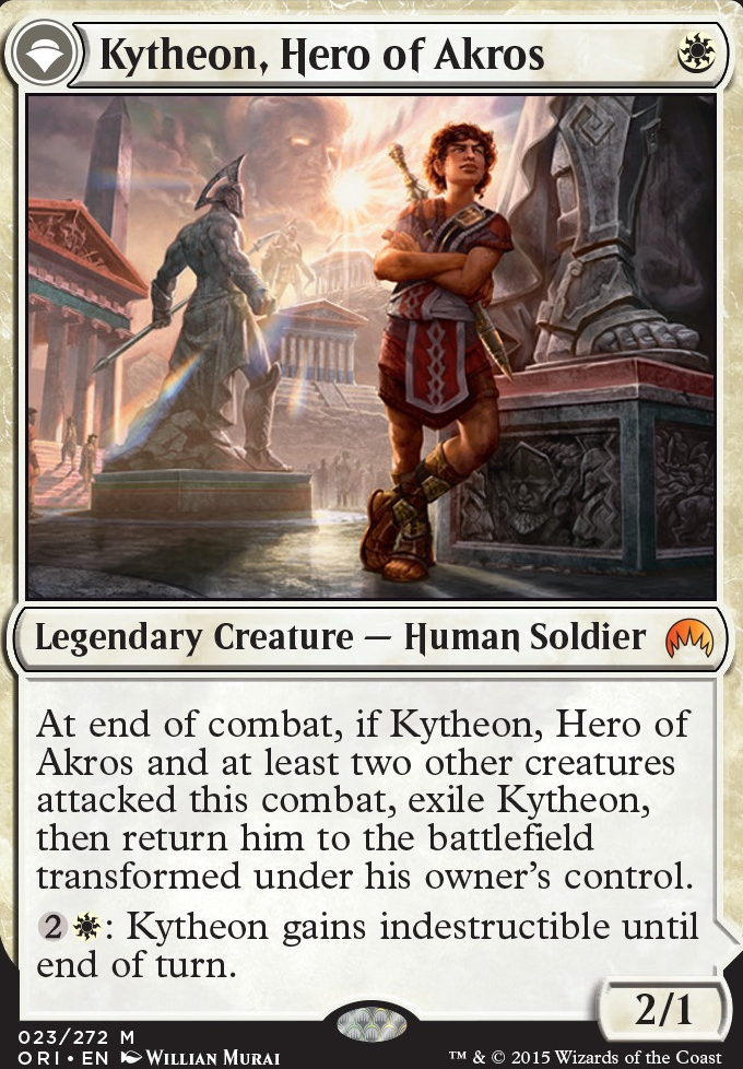 Kytheon, Hero of Akros feature for Gideon Tribal EDH