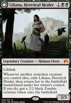 Liliana, Heretical Healer feature for Discards for Lili