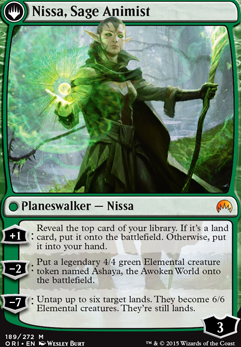 Nissa, Sage Animist feature for Ashaya, What Are You Eating [Nissa, Vastwood Seer]