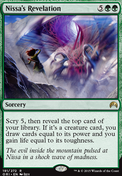 Nissa's Revelation feature for Photosynthesis (Colossus Format)