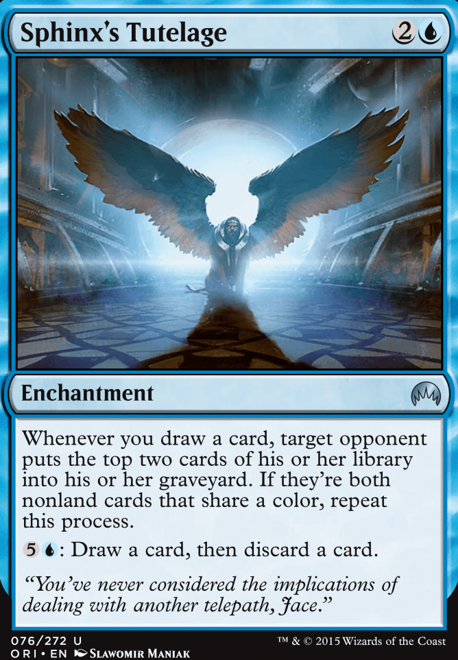 Sphinx's Tutelage feature for Draw-Mill