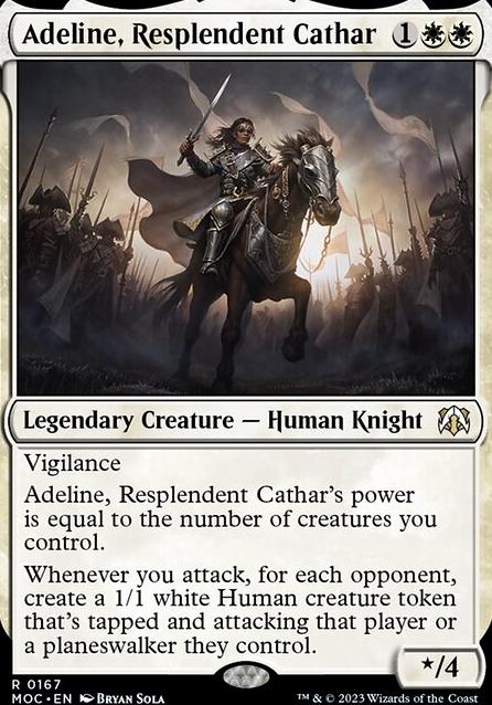 Adeline, Resplendent Cathar feature for Army of Cathars