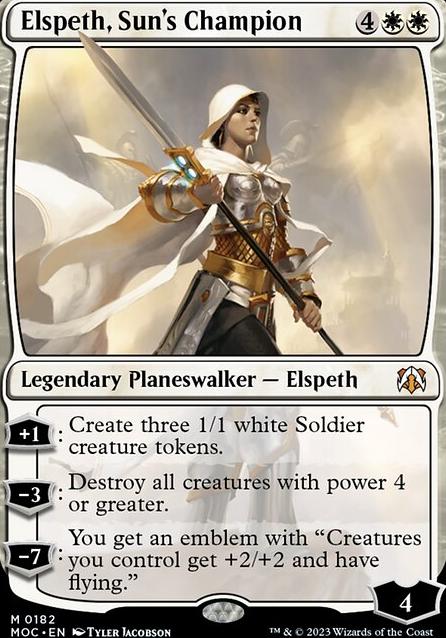 Elspeth, Sun's Champion feature for Kasla Tokens