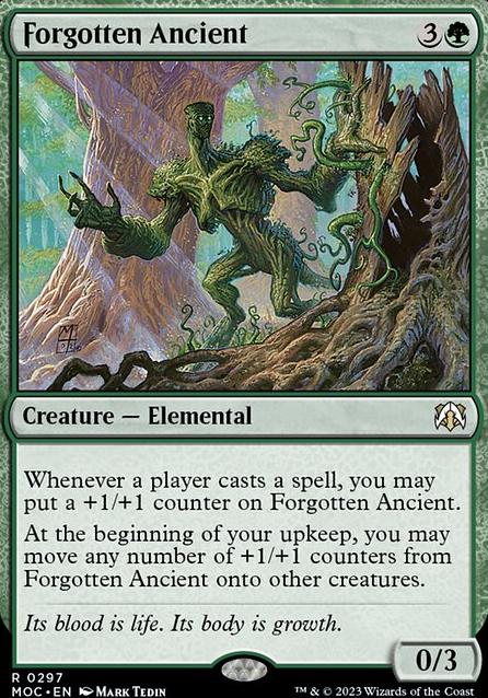 Forgotten Ancient feature for All of the creatures have 0 power, I promise.