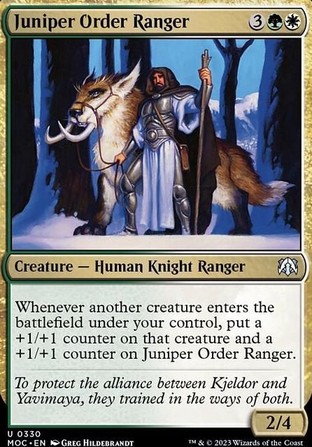 Juniper Order Ranger feature for Atraxa, Counter Matters
