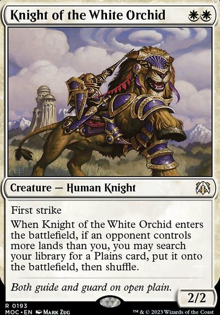 Featured card: Knight of the White Orchid