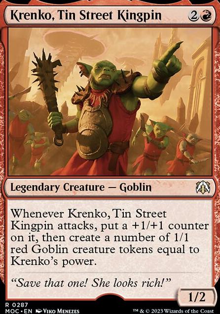 Krenko, Tin Street Kingpin feature for Boros Goblin Shenanigans