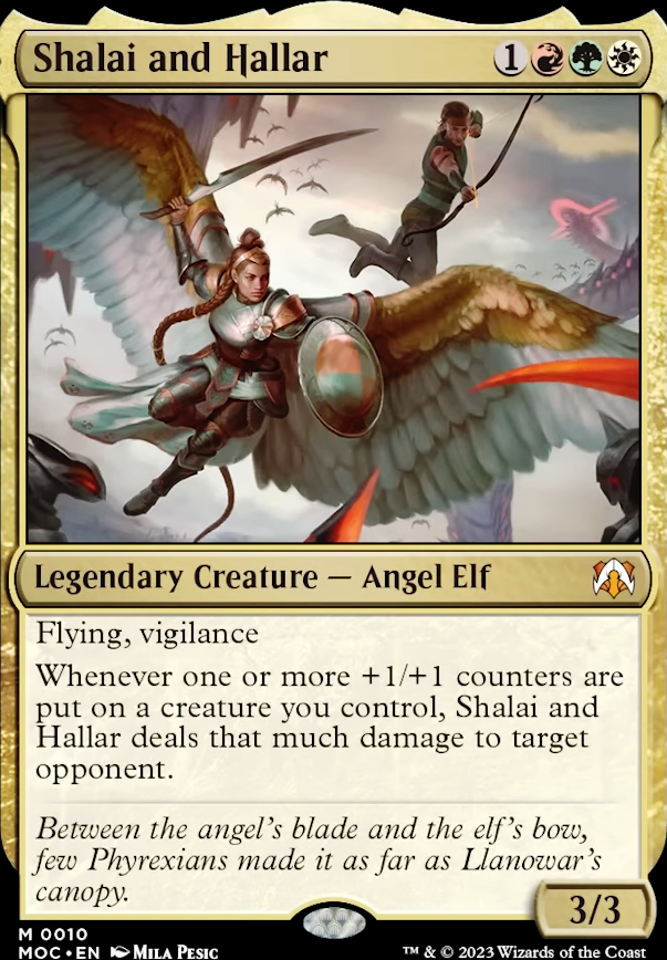 Shalai and Hallar feature for World's Smallest EDH Naya