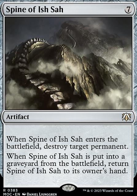 Spine of Ish Sah feature for armix and keskit artifact commander