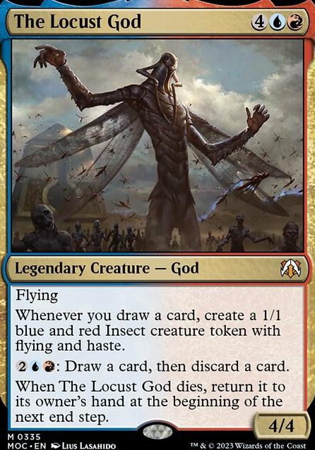 The Locust God feature for Izzet Locust God: Death by Draw