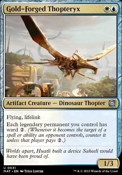 Featured card: Gold-Forged Thopteryx