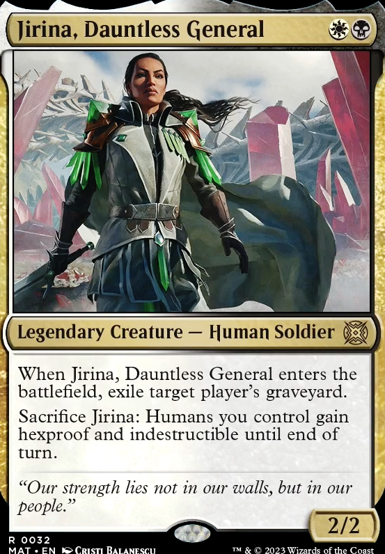 Featured card: Jirina, Dauntless General