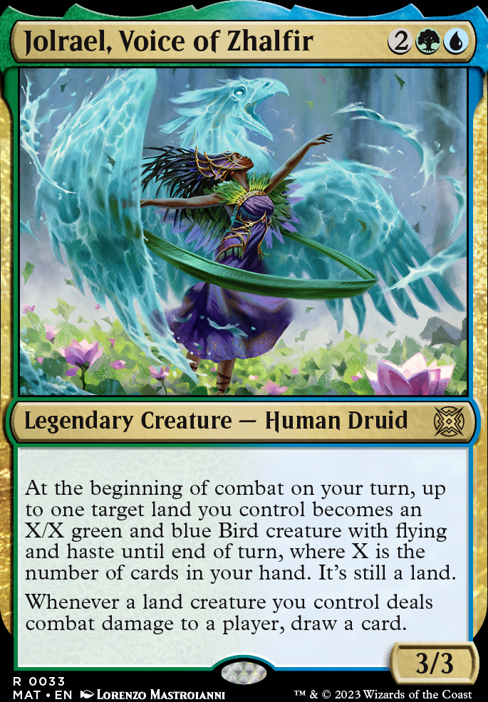 Jolrael, Voice of Zhalfir feature for You have ever played only with your commander?