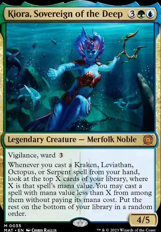 Kiora, Sovereign of the Deep feature for Sea Beasts (Kraken, Leviathan, Octopus, Serpent)