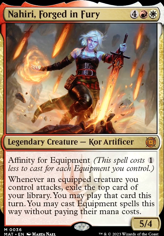 Nahiri, Forged in Fury feature for Nahiri: Ghosts of Mirrodin Reforged