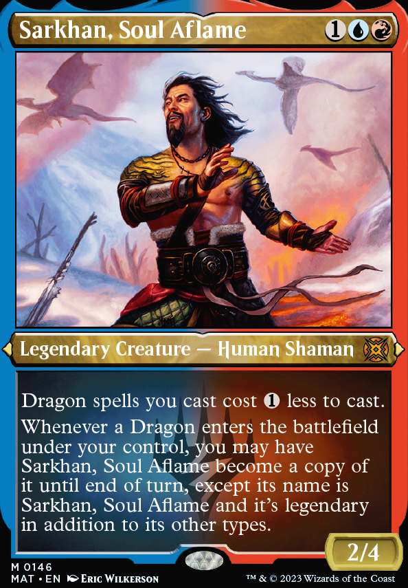 Sarkhan, Soul Aflame feature for Copycat Dragons - Sarkhan, Soul Aflame