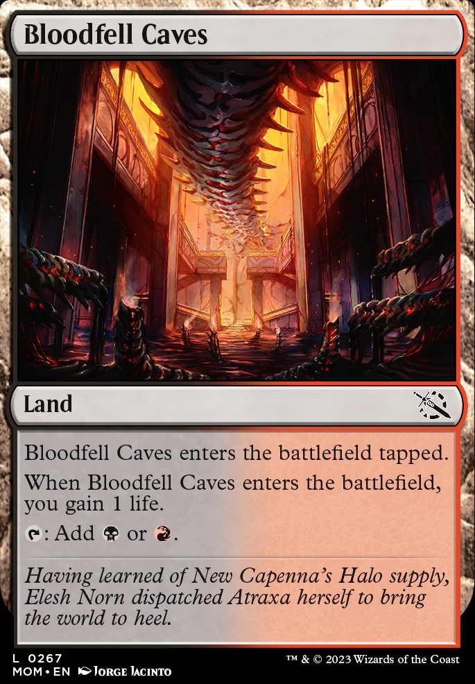 Bloodfell Caves feature for Amazing creatures Jund