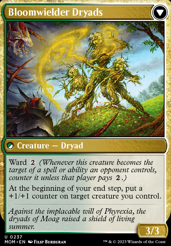 Bloomwielder Dryads feature for Photosynthetic
