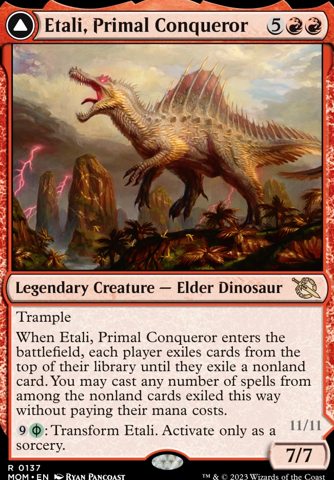 Etali, Primal Conqueror feature for All Your Deck Are Belong to Us