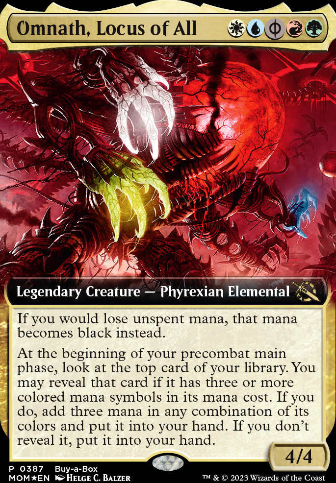 Omnath, Locus of All feature for Infected Jellybean Φ (5 Color Infect)