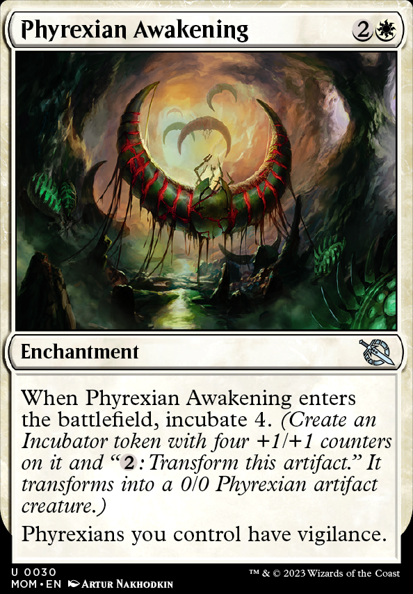 Phyrexian Awakening feature for Legions of Phyrexia