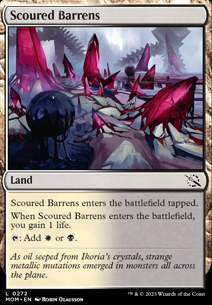 Scoured Barrens feature for Orzhov Control