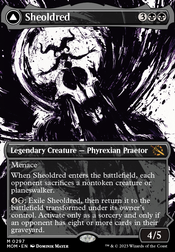Sheoldred feature for Oops, All Removal! (BO1 - Dimir Control)