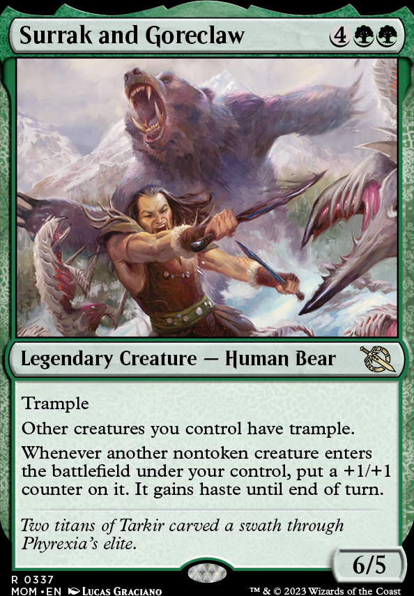 Featured card: Surrak and Goreclaw