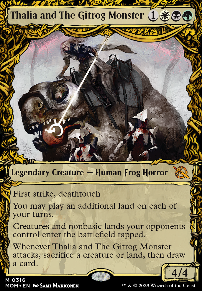 Commander: Thalia and The Gitrog Monster