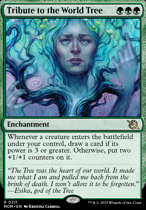 Featured card: Tribute to the World Tree