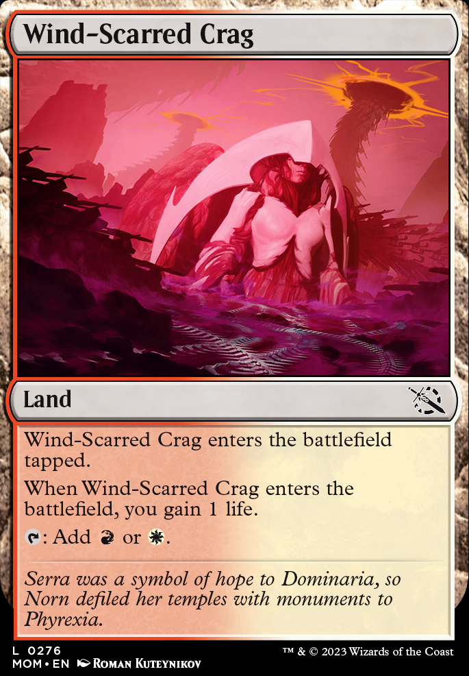 Wind-Scarred Crag feature for First EDH Deck